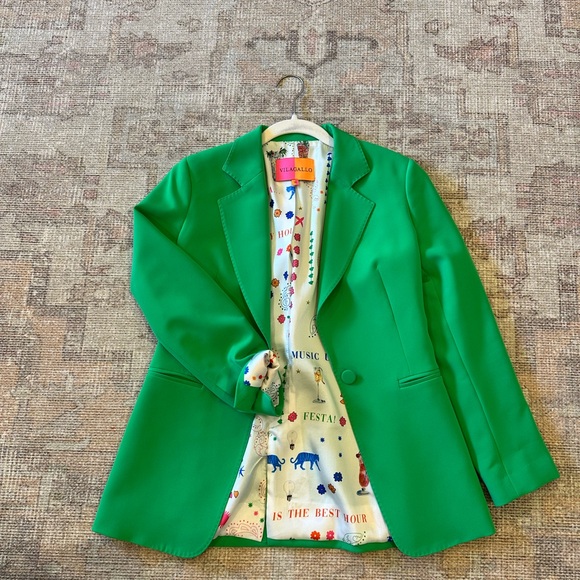 Vilagallo Jackets & Blazers - Vilagallo Green Blazer